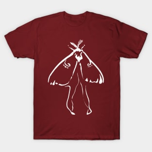 Luna Moth Dark Red T-Shirt